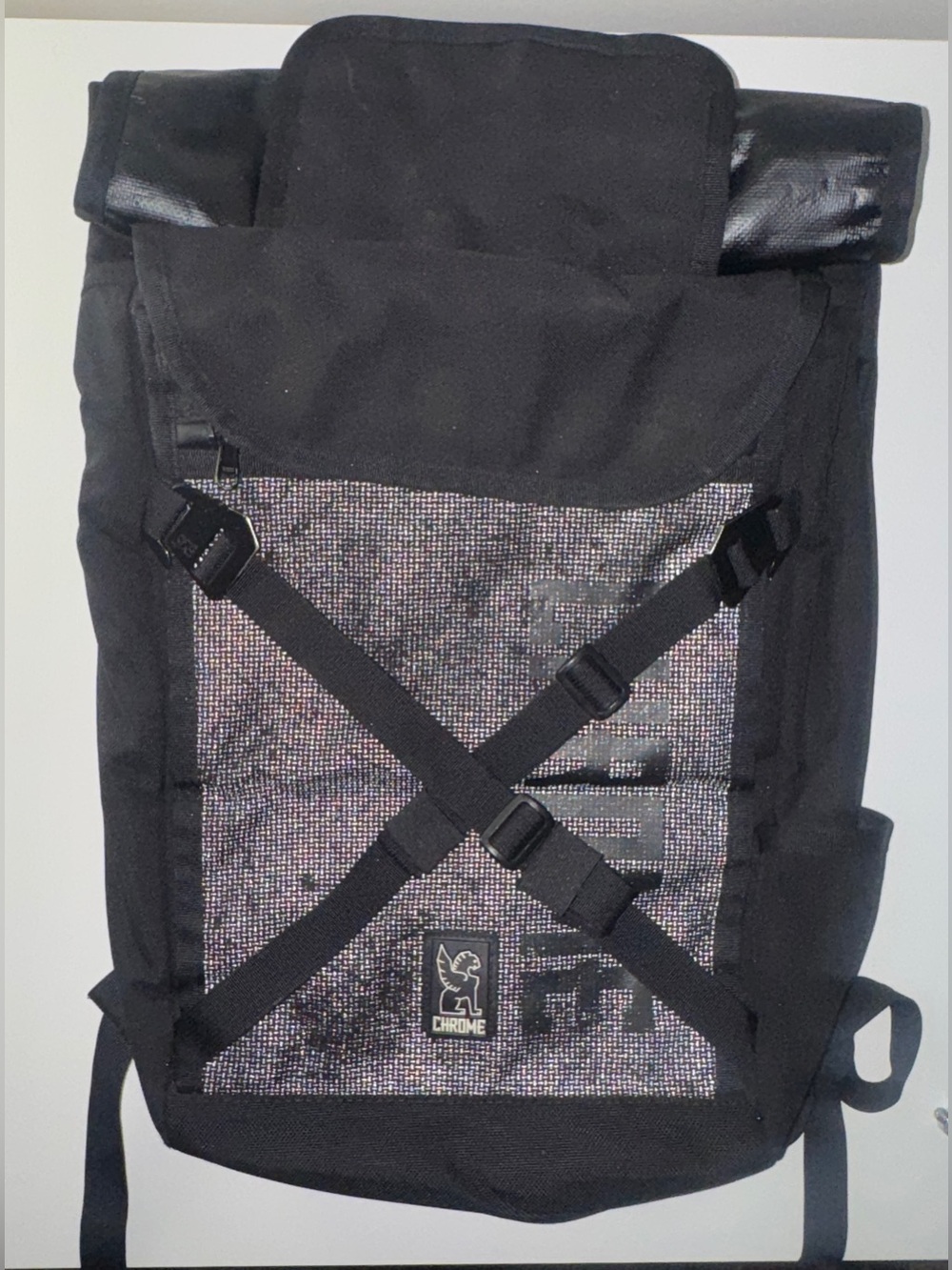 Chrome Industries Bravo 2.0 Roll Top Backpack -Black
